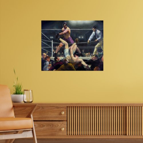 Dempsey and Firpo  George Bellows  Poster