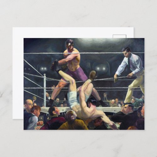 Dempsey and Firpo  George Bellows  Poster Postcard