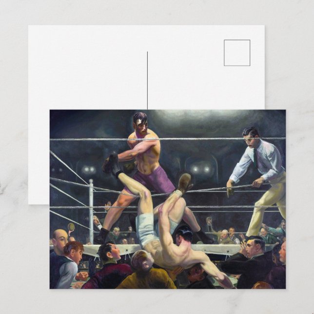 Dempsey and Firpo | George Bellows | Poster Postcard (Front/Back)