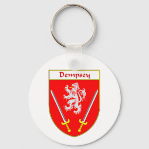 Dempsey Coat of Arms/Family Crest Keychain