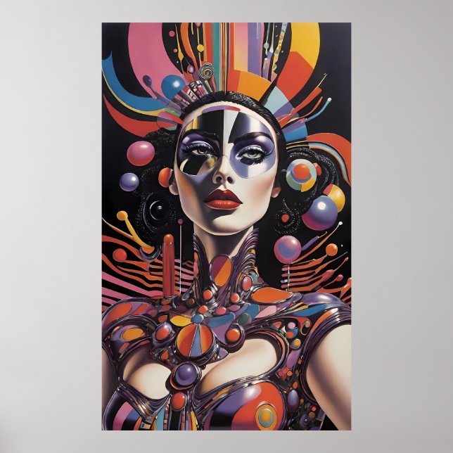 Demure AF - Ken Gage Surreal Art Poster (Front)