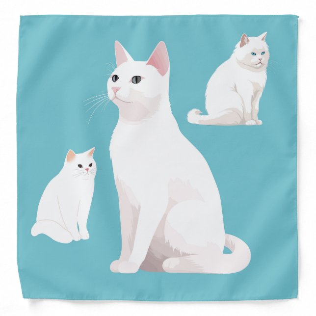 Demure Cats Bandana (Front)