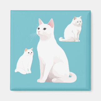 Demure Cats Magnet