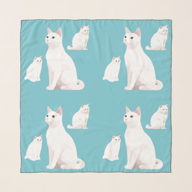 Demure Cats Scarf (Front)
