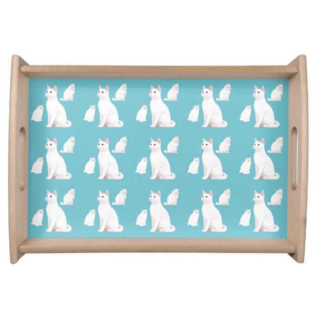 Demure Cats Serving Tray (Front)