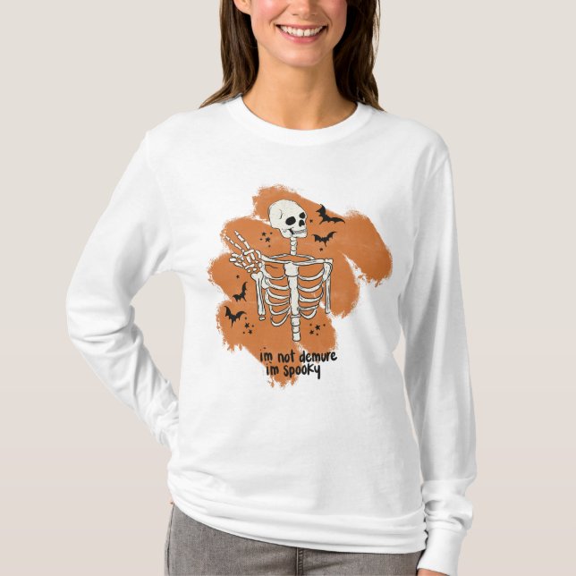 Demure Halloween T-Shirt (Front)