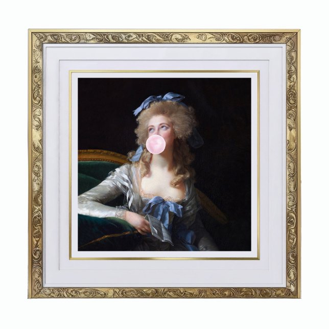 Demure with Pink Bubble Gum Poster (Creator Uploaded)