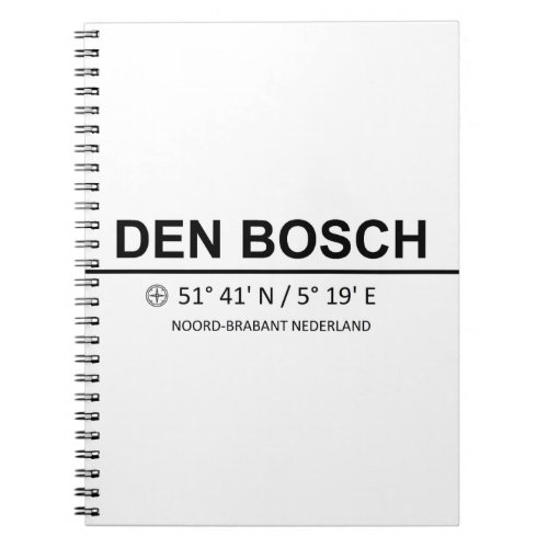 Den Bosch Cordinaten _ Den Bosch Coordinates Notebook