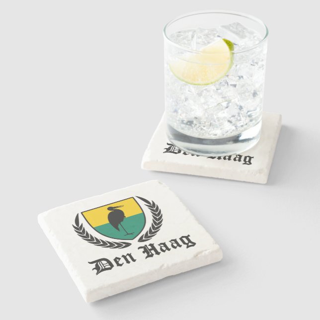 Den Haag City  Stone Coaster (Side)