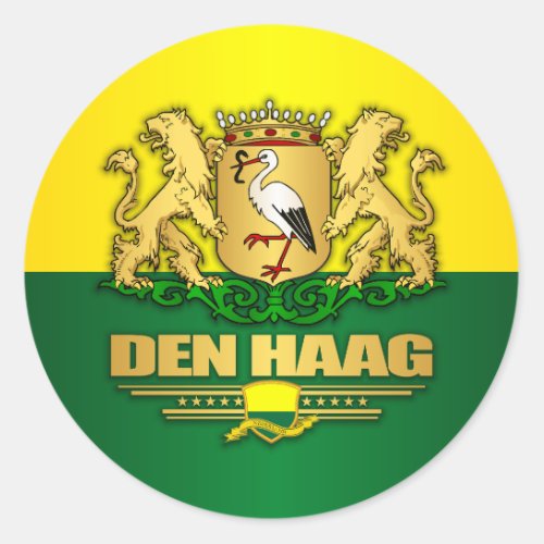 Den Haag The Hague Classic Round Sticker