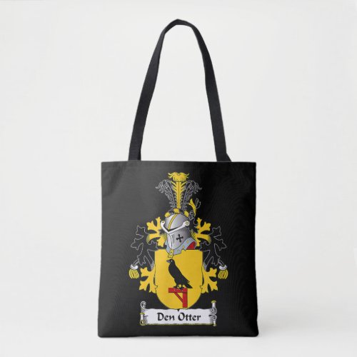 Den Otter Coat of Arms _ Family Crest Tote Bag