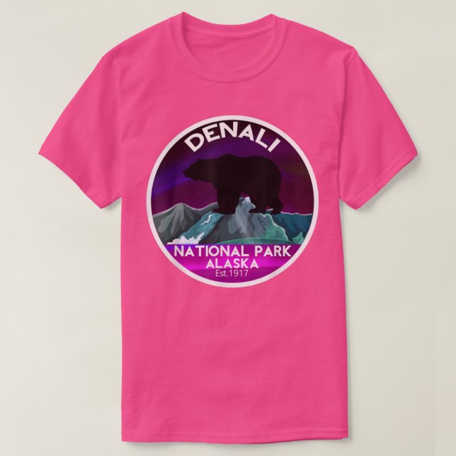 Denali Alaska National Park  T-Shirt (Design Front)