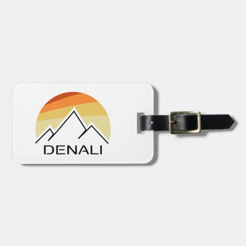 Denali Alaska Retro Luggage Tag