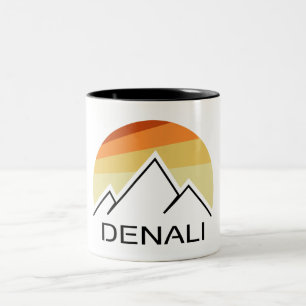 Denali Alaska Retro Two-Tone Coffee Mug