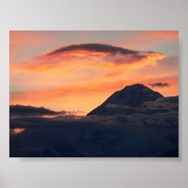 Denali at Sunset Poster (Front)
