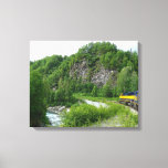 Denali Express Alaska Train Vacation Photography Canvas Print