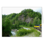 Denali Express Alaska Train Vacation Photography Card