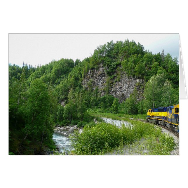 Denali Express Alaska Train Vacation Photography Cards (Front Horizontal)
