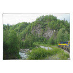 Denali Express Alaska Train Vacation Photography Cloth Placemat