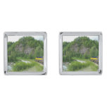 Denali Express Alaska Train Vacation Photography Cufflinks