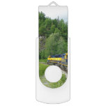 Denali Express Alaska Train Vacation Photography Flash Drive