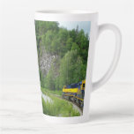 Denali Express Alaska Train Vacation Photography Latte Mug