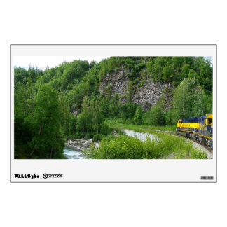 Denali Express Alaska Train Vacation Photography Wall Decal
