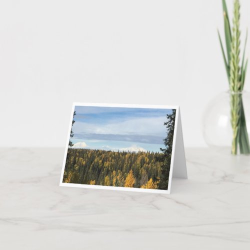 Denali McKinley Mountain Alaska Note Cards