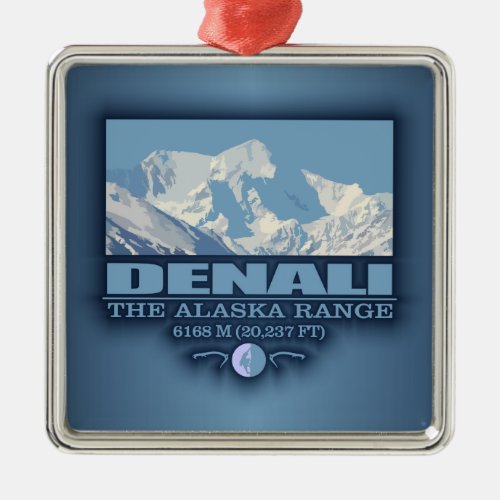 Denali Metal Ornament