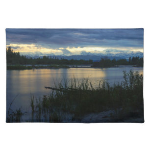 Denali Midnight Sunset Cloth Placemat