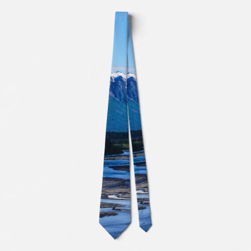 Denali Mountain Range Neck Tie