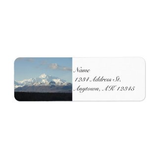 Denali Mountains custom return address labels