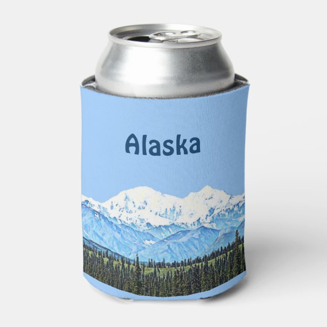 Denali (Mt. McKinley) Can Cooler (Can Front)