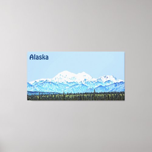 Denali Mt McKinley Canvas Print