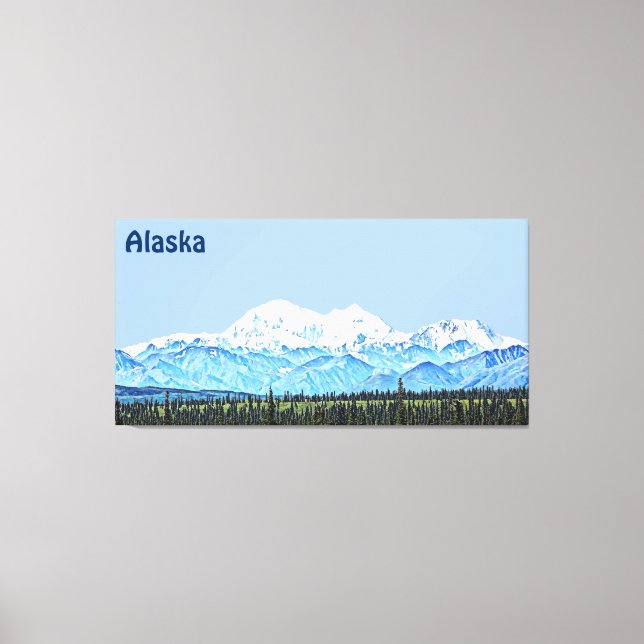 Denali (Mt. McKinley) Canvas Print (Front)