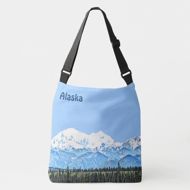 Denali (Mt. McKinley) Crossbody Bag (Front)