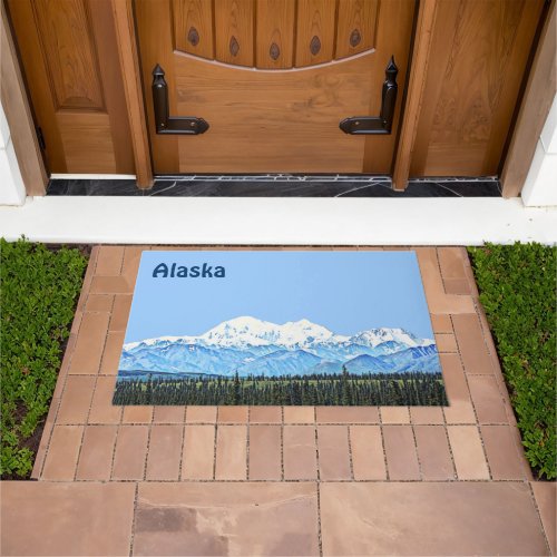 Denali Mt McKinley Doormat