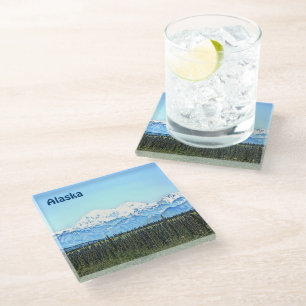 Denali (Mt. McKinley) Glass Coaster