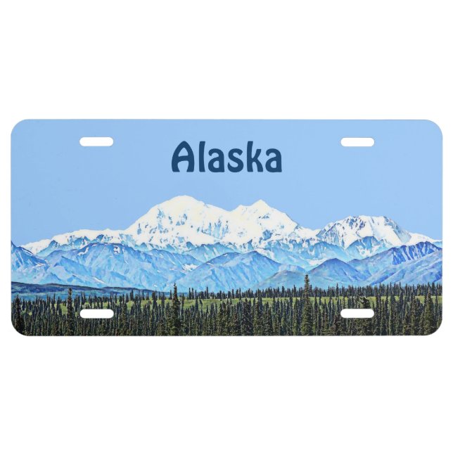 Denali (Mt. McKinley) License Plate (Front)