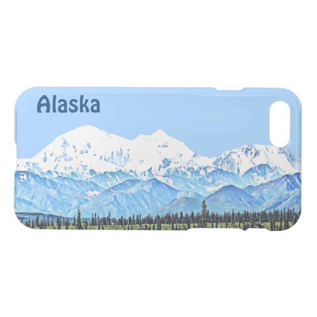 Denali (Mt. McKinley) Uncommon iPhone Case (Back Horizontal)