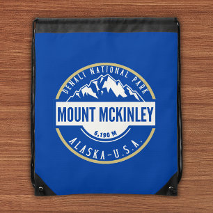 Denali National park Alaska Drawstring Bag