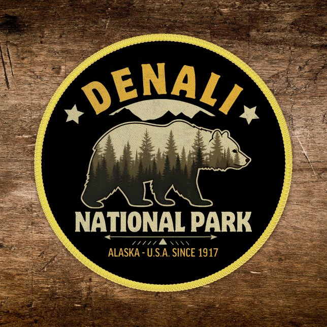 Denali National Park Alaska Forest Landscape Patch (Creator Uploaded)
