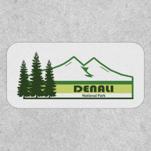 Denali National Park Alaska Green Stripes Patch