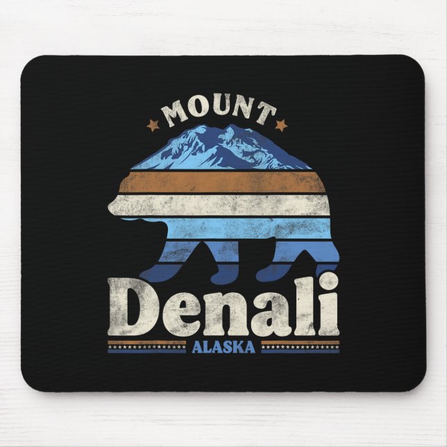 Denali National Park Alaska Hiking Camping Travel  Mouse Pad (Front)