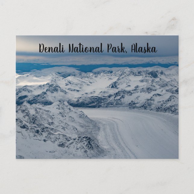 Denali National Park Alaska Holiday Postcard (Front)