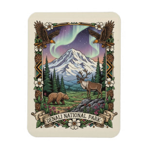 Denali National Park Alaska Magnet
