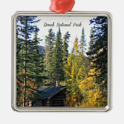 Denali National Park Alaska Metal Ornament