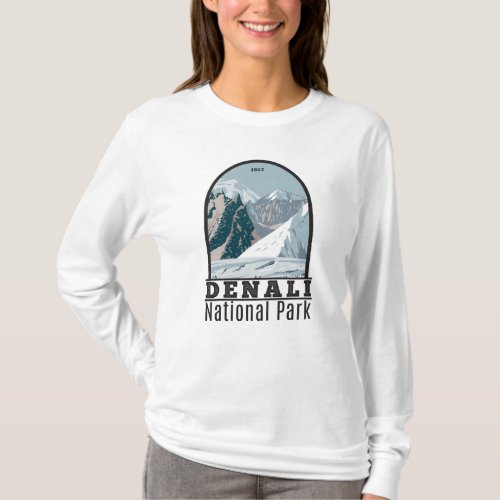 Denali National Park Alaska Mount Hunter Vintage T T_Shirt