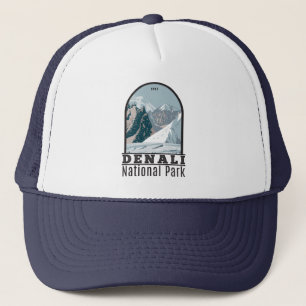 Denali National Park Alaska Mount Hunter Vintage Trucker Hat