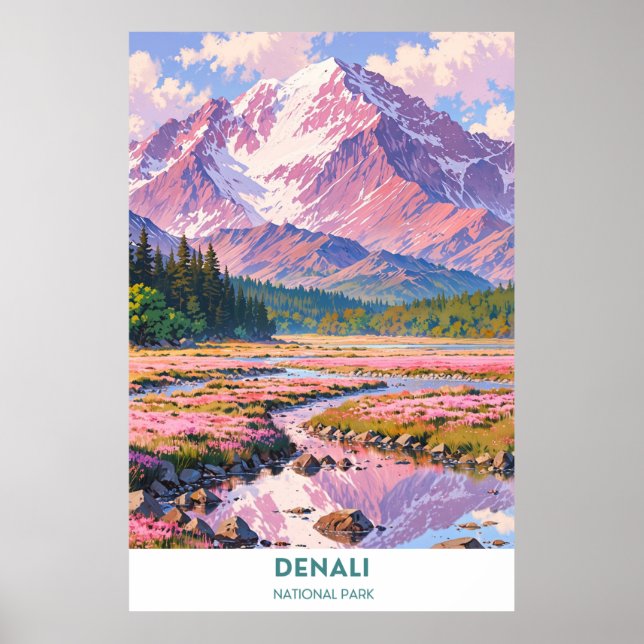 Denali National Park - Alaska Poster (Front)